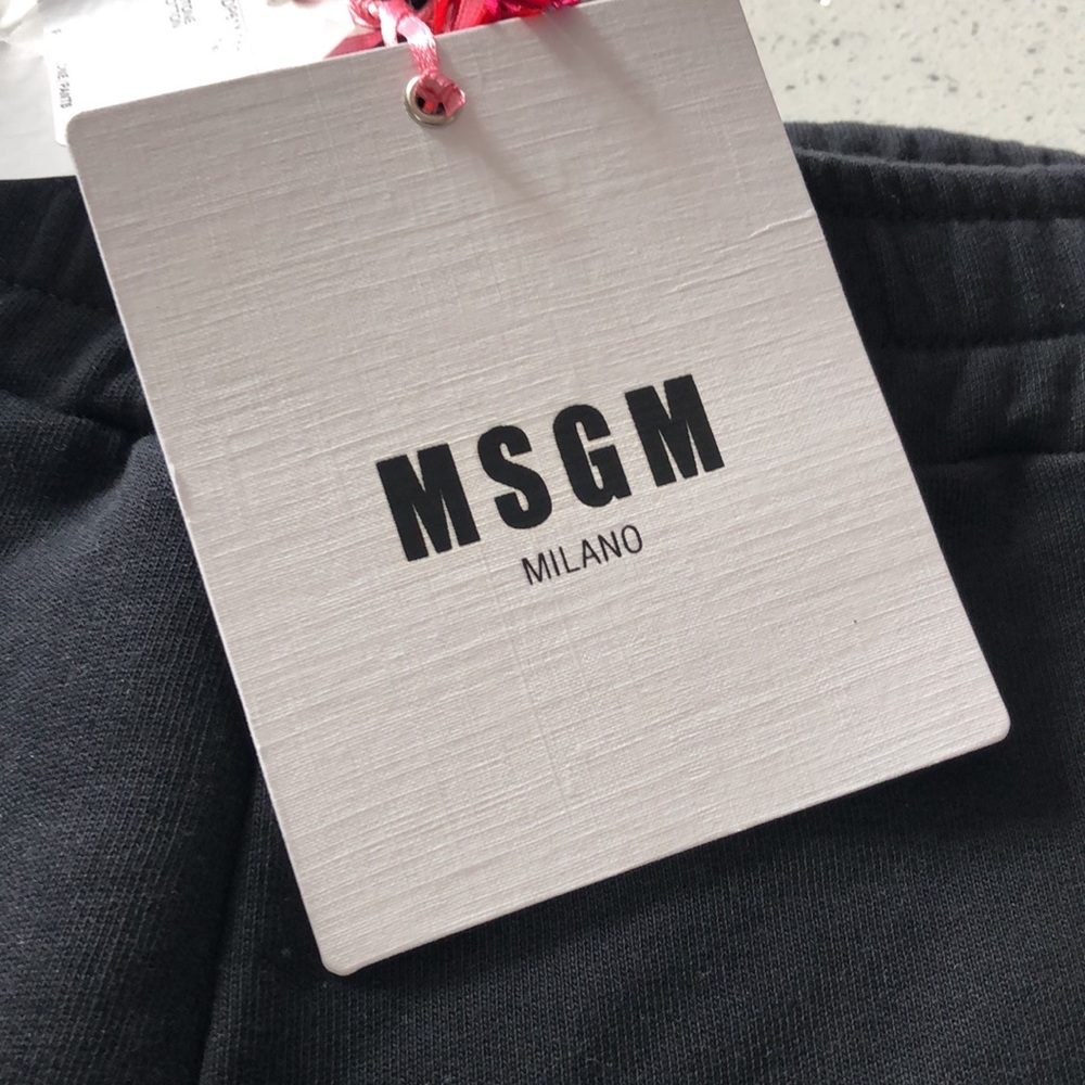 MSGM floral panel wide leg palazzo track pants - Picture 8 of 14